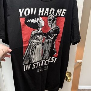 Monsters Black Graphic Tee